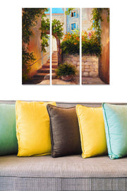 Quadro Decorativo em MDF Multicolor (Conjunto de 3) – 20x50 cm cada, Total 70x50 cm, MDF 3 mm