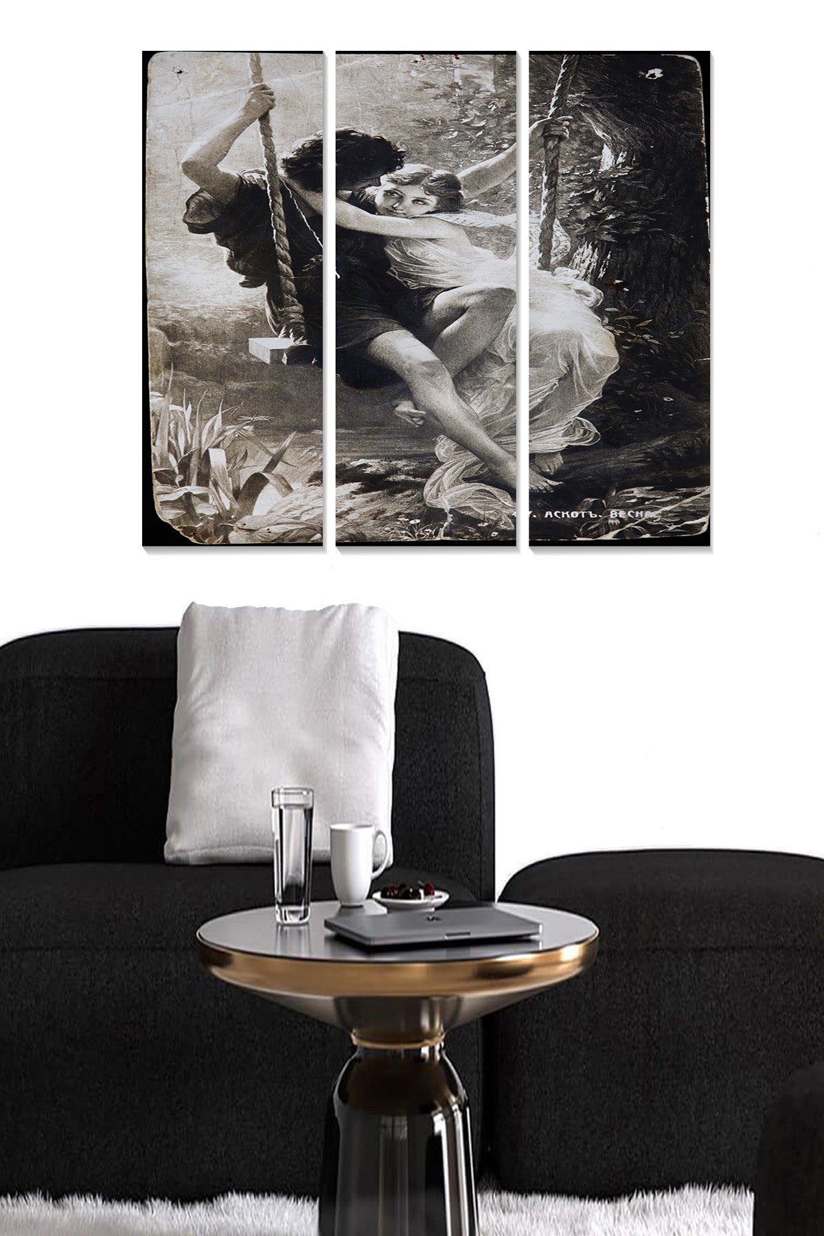 Tríptico Decorativo em MDF Multicolor 70x50 cm (3 Peças, 3 mm)