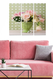 Conjunto de 3 Quadros Decorativos em MDF Multicolor — Total 70x50 cm (3×20x50), Espessura 3 mm