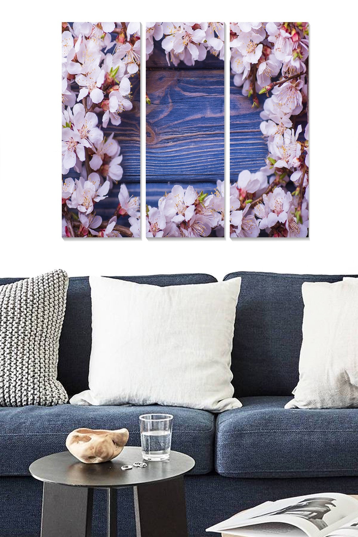 Quadro Decorativo em MDF Multicolor (3 Peças) – 70 x 50 cm, 3 mm