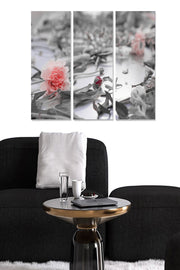 Tríptico Decorativo em MDF (3 Peças) – Multicolor – 70 x 50 cm