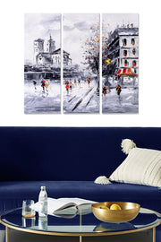 Tríptico Decorativo em MDF Multicolor – 70 x 50 cm (3 Peças, 3 mm)