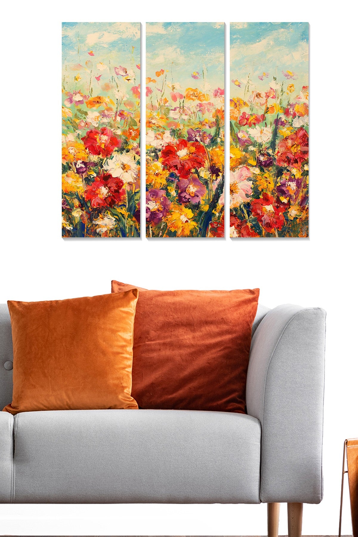 Conjunto de Quadros Decorativos em MDF (3 Peças) Multicolor – 70x50 cm, 3 mm