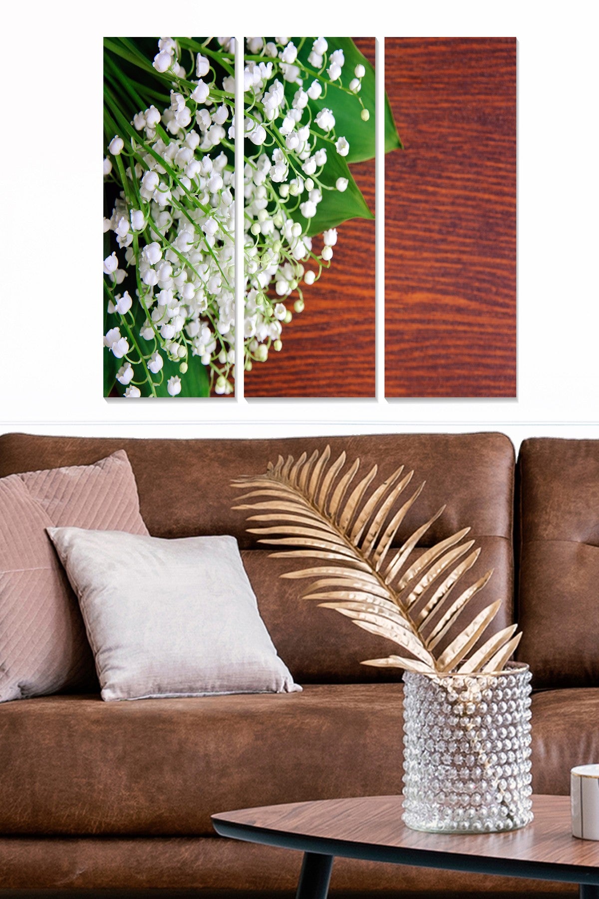 Quadro Decorativo em MDF Multicolor – 3 Peças (20x50 cm cada, total 70x50 cm, 3 mm)