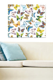 Conjunto de Quadros Decorativos em MDF Multicolor – 3 Peças, 70 x 50 cm (3 x 20 x 50 cm), Espessura 3 mm