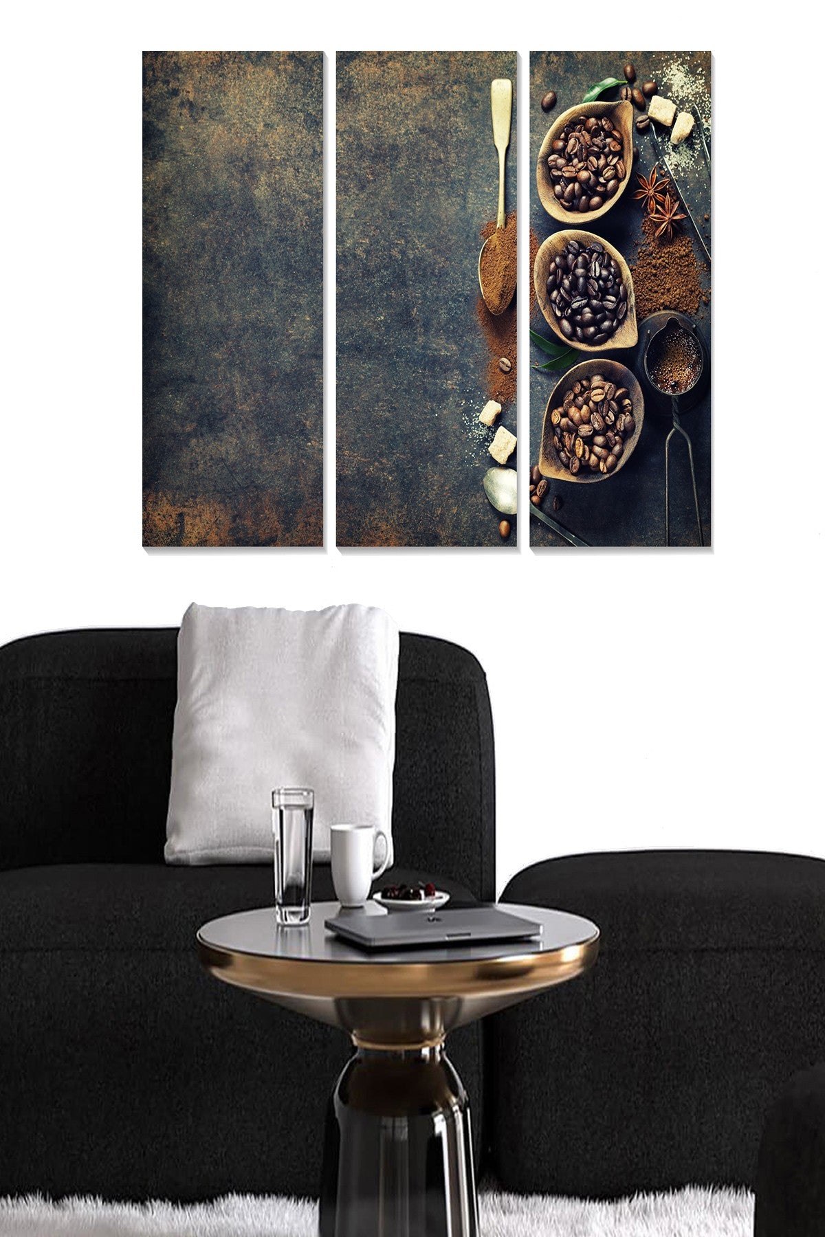 Quadro Decorativo em MDF Multicolor — Conjunto 3 Peças (3×20×50 cm) | Total 70×50 cm | Espessura 3 mm