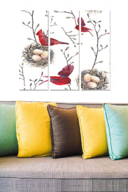 Quadro Decorativo em MDF Multicolor – Conjunto de 3 Peças (100% MDF, 3 mm) | 20 x 50 cm cada | Tamanho total 70 x 50 cm