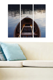 Quadro Decorativo em MDF 3 mm Multicolor (Conjunto 3 Peças) 20x50 cm cada, 70x50 cm total – MDF731485