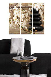 Quadro Decorativo em MDF Multicolorido – Conjunto de 3 Peças (20x50 cm cada, total 70x50 cm) | MDF 100% 3 mm | Ref. 553BNC3537 / MDF7466972