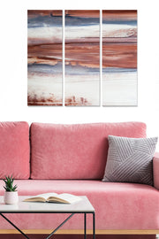 Quadro Decorativo em MDF Multicolor – Conjunto de 3 Peças (20x50 cm cada, 70x50 cm total, 3 mm)