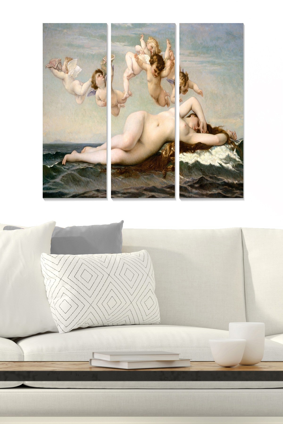 Quadro Decorativo em MDF Multicolor (3 Peças) 70x50 cm – Espessura 3 mm | MDF751012081