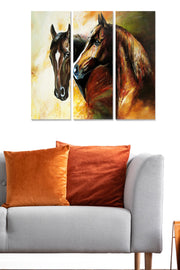 Quadro Decorativo em MDF Multicolor – Conjunto de 3 Peças (70x50 cm total, 3 mm) MDF758649052