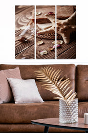 Quadro Decorativo MDF Multicolor – Conjunto de 3 Peças, 70x50 cm (cada 20x50 cm), espessura 3 mm