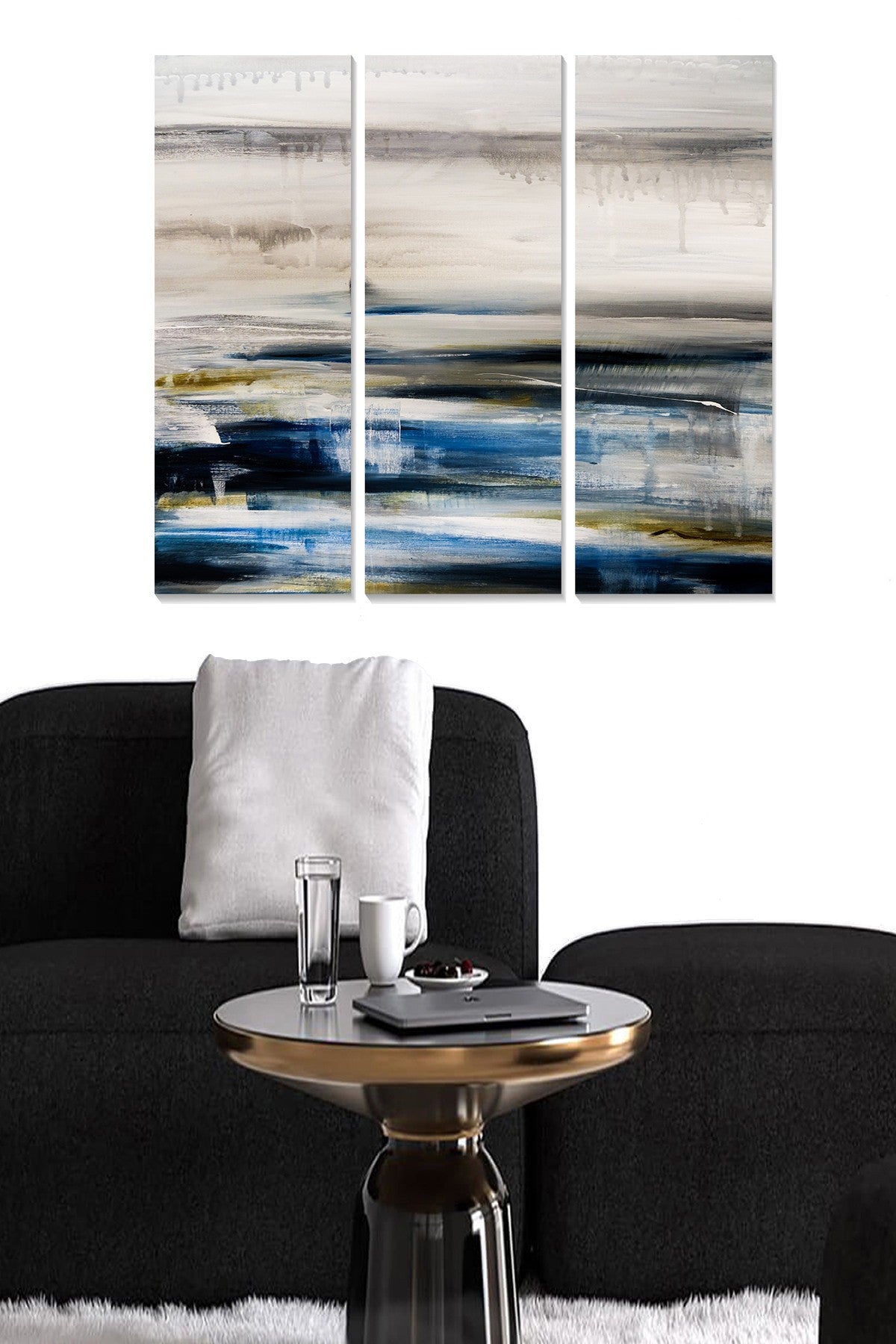 Conjunto de Quadros Decorativos em MDF – Multicolor, 3 Peças (3 mm), 70 x 50 cm (3x 20 x 50 cm)