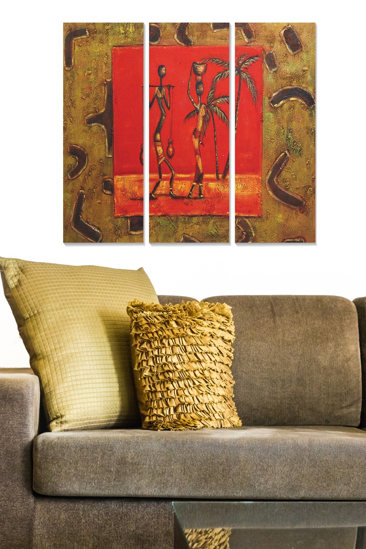 Tríptico Decorativo em MDF Multicolor 70x50 cm (3 Peças) – MDF7613