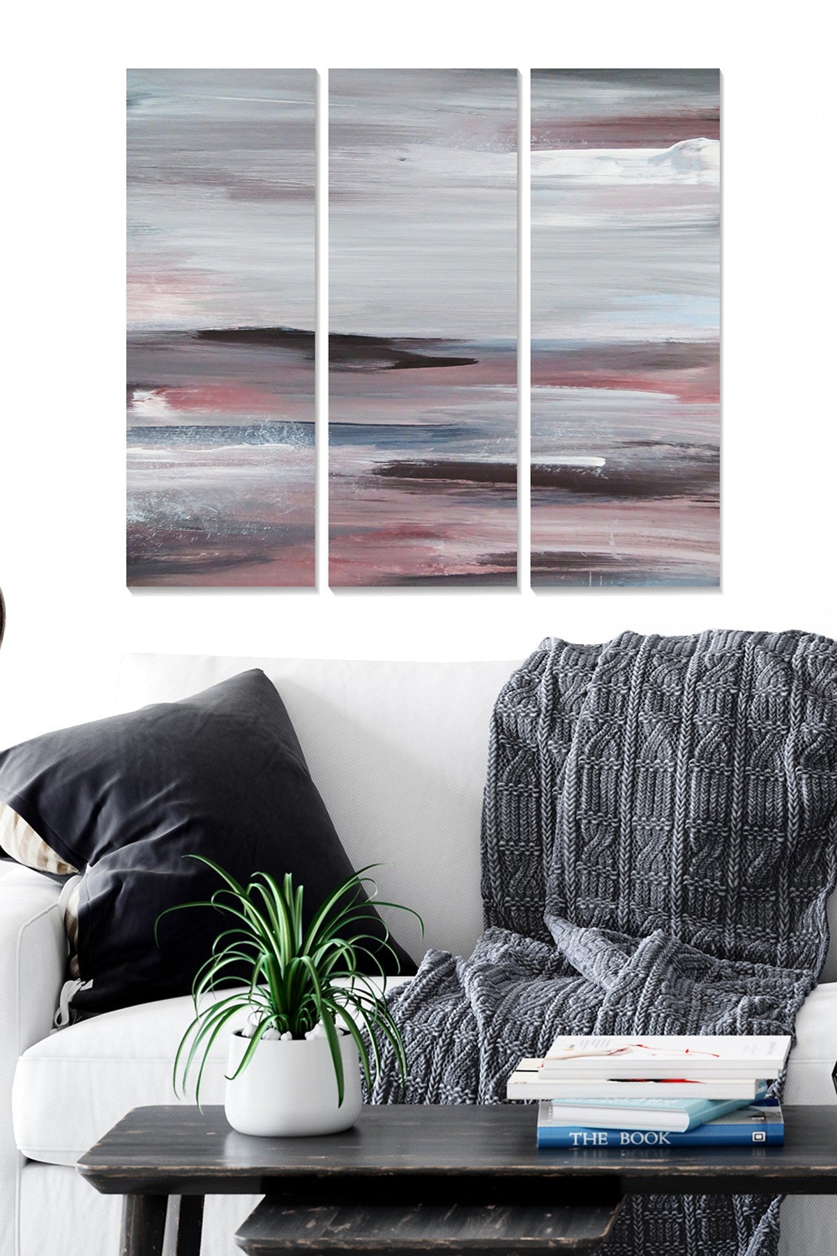 Quadro Decorativo em MDF (3 Peças) Multicolor 20 x 50 cm cada | Tamanho Total 70 x 50 cm | MDF 3 mm | 1 kg | MDF765669181