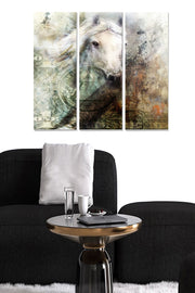 Quadro Decorativo MDF Multicolor (Conjunto 3 Peças) – 20x50 cm cada, Total 70x50 cm, Espessura 3 mm