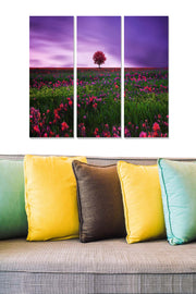 Quadro Decorativo em MDF (3 Peças) Multicolorido, 20 x 50 cm cada, Total 70 x 50 cm, MDF 3 mm – Ref. 553BNC3573 | MDF7708545