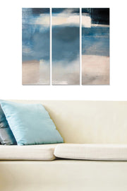 Quadro Decorativo em MDF Multicolor – Conjunto de 3 (20x50 cm cada, total 70x50 cm)