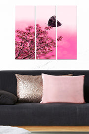 Quadro Decorativo em MDF Multicolorido – Conjunto de 3 Peças (70 x 50 cm) | MDF77245633