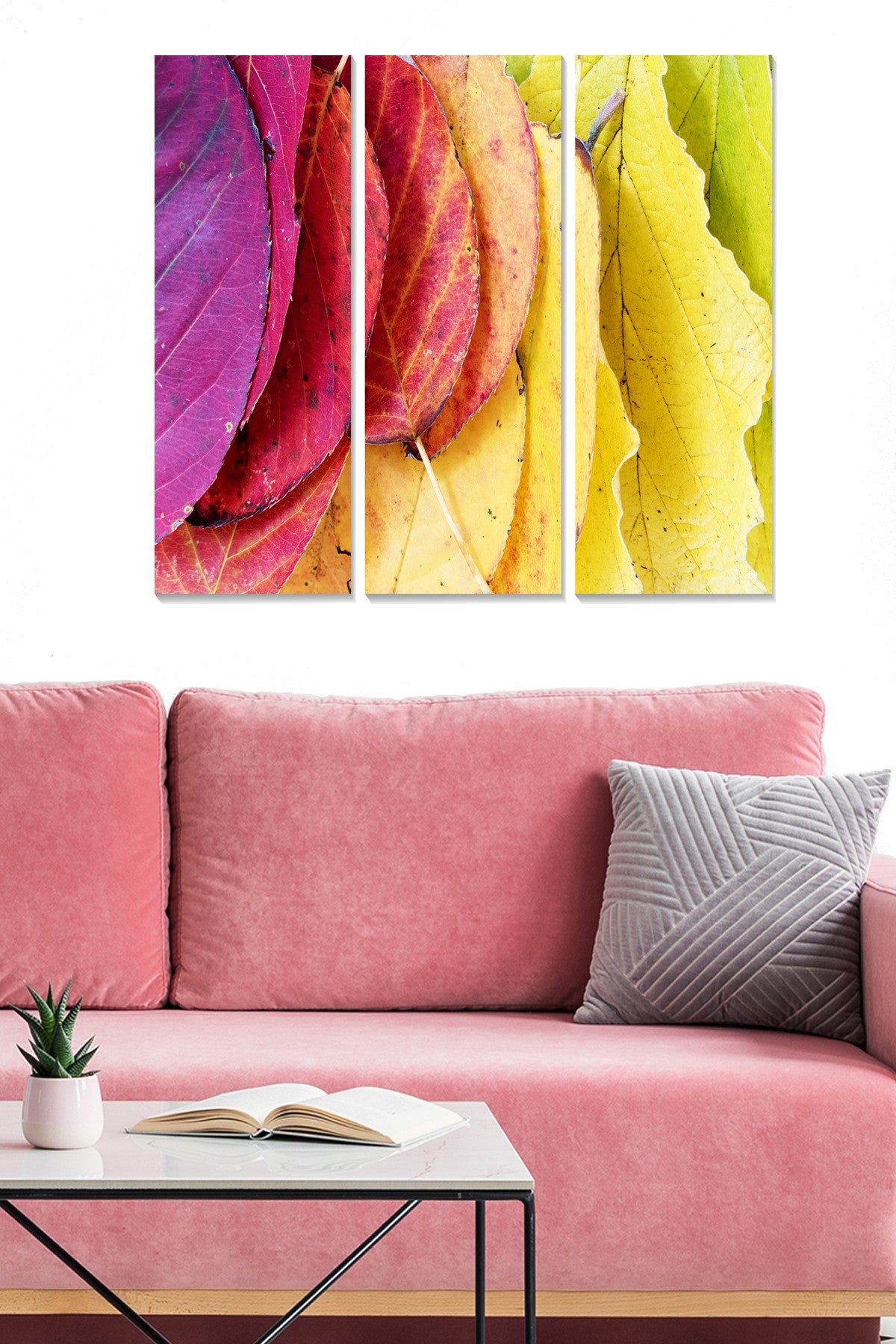 Quadro Decorativo em MDF Multicolor (Conjunto de 3) 70 x 50 cm – MDF7847305