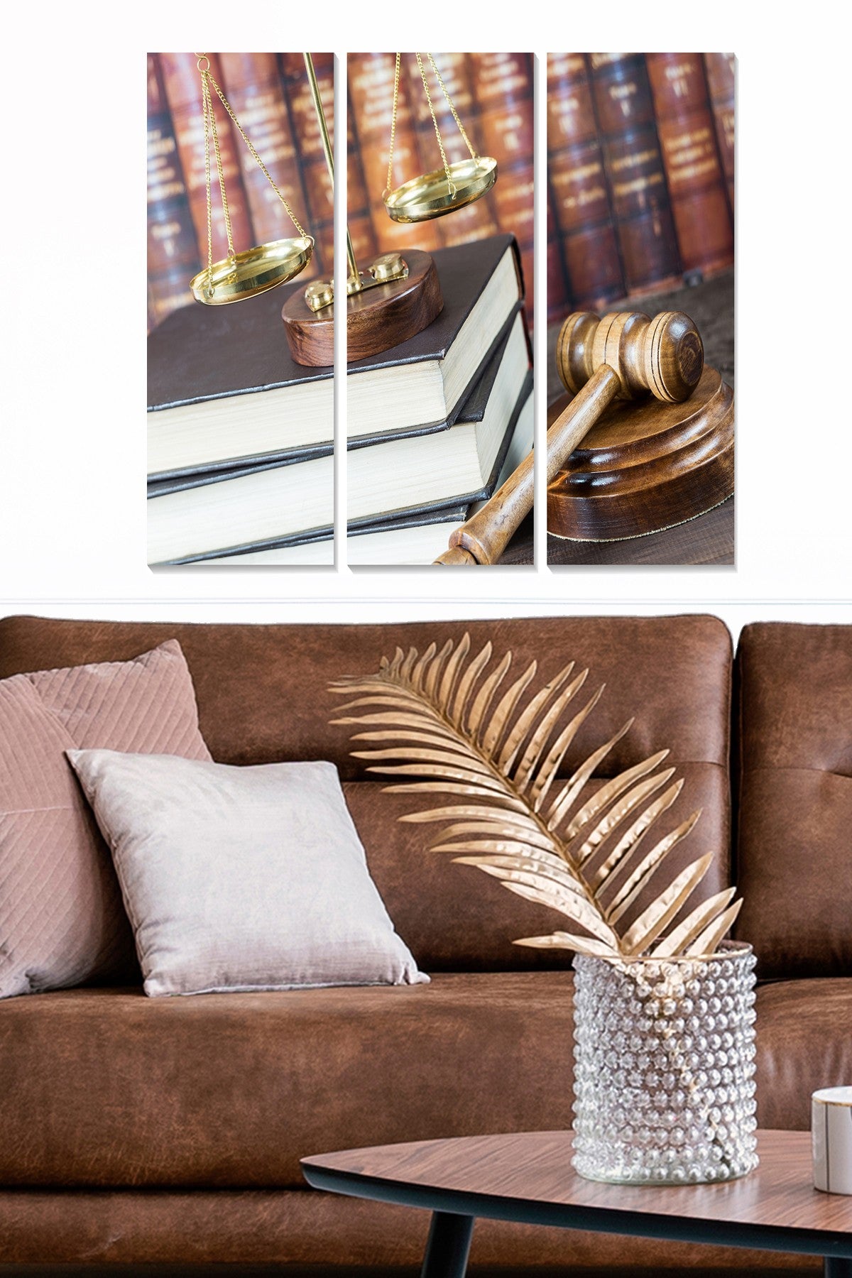 Quadro Decorativo em MDF Multicolor – Conjunto de 3 Peças, 70x50 cm (Espessura 3 mm)