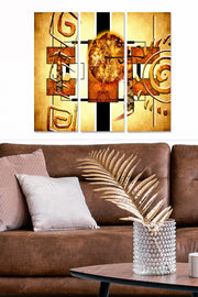 Conjunto de 3 Quadros Decorativos em MDF, Multicolor, 70x50 cm (Espessura 3 mm)