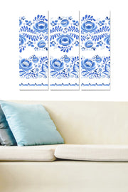 Quadro Decorativo MDF Multicolor – Conjunto 3 Peças (20x50 cm cada, total 70x50 cm), 100% MDF 3 mm