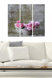 Quadro Decorativo em MDF Multicolor — Conjunto de 3 Peças, 70x50 cm (3x 20x50 cm), 100% MDF 3 mm