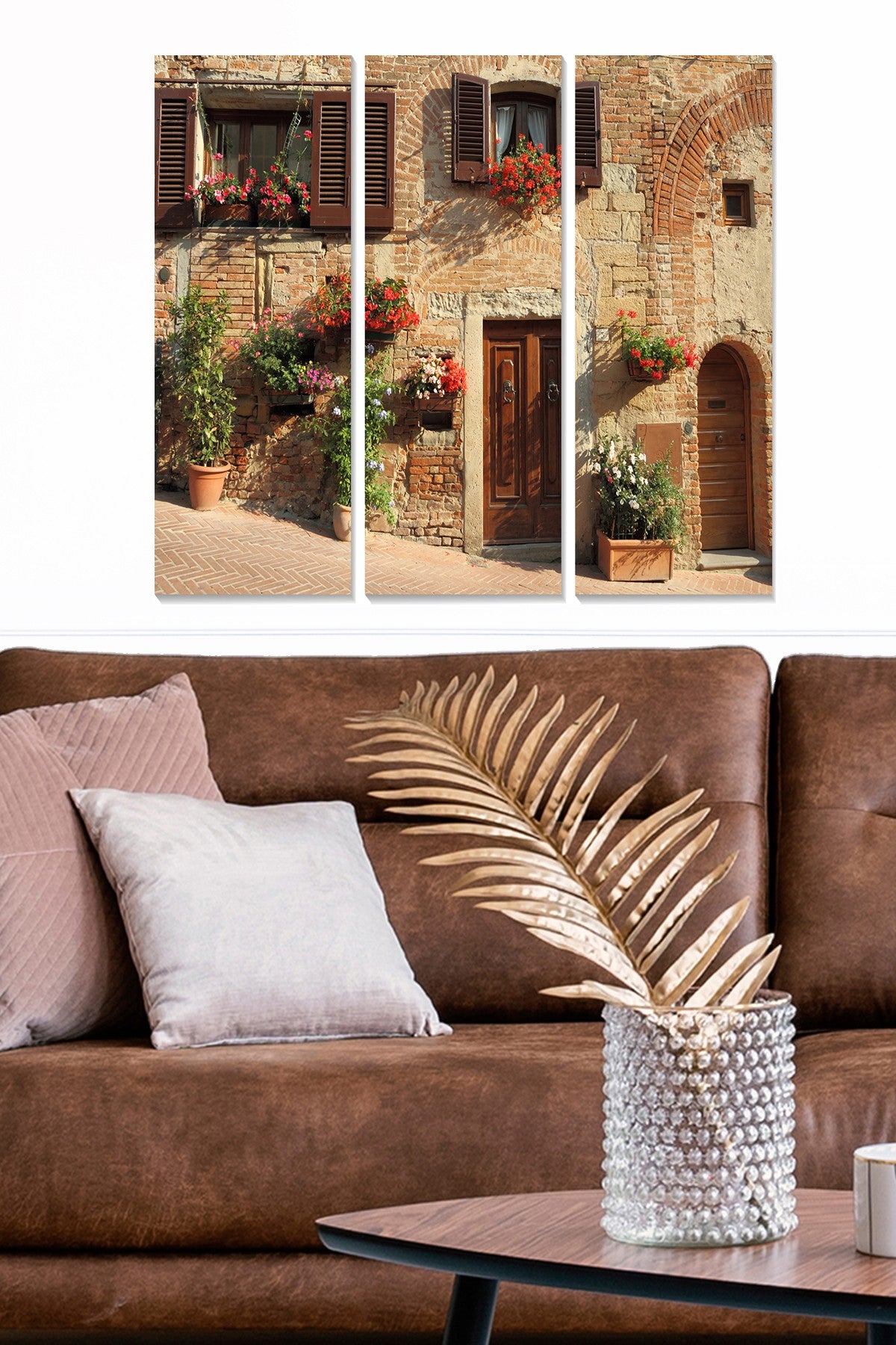 Quadro Decorativo em MDF Multicolor (3 Peças) – Total 70 x 50 cm, Espessura 3 mm