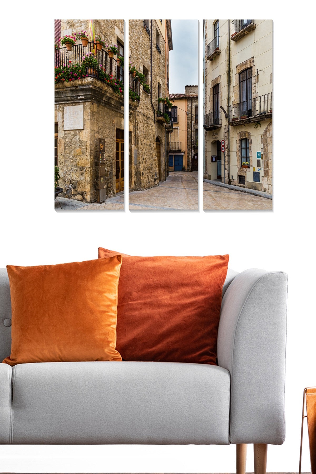 Tríptico Decorativo em MDF Multicolor – 70 x 50 cm (3 Peças) | MDF8391785