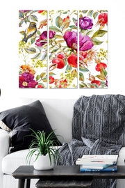 Quadro Decorativo em MDF Multicolor (3 Peças) – 70 x 50 cm, 3 mm