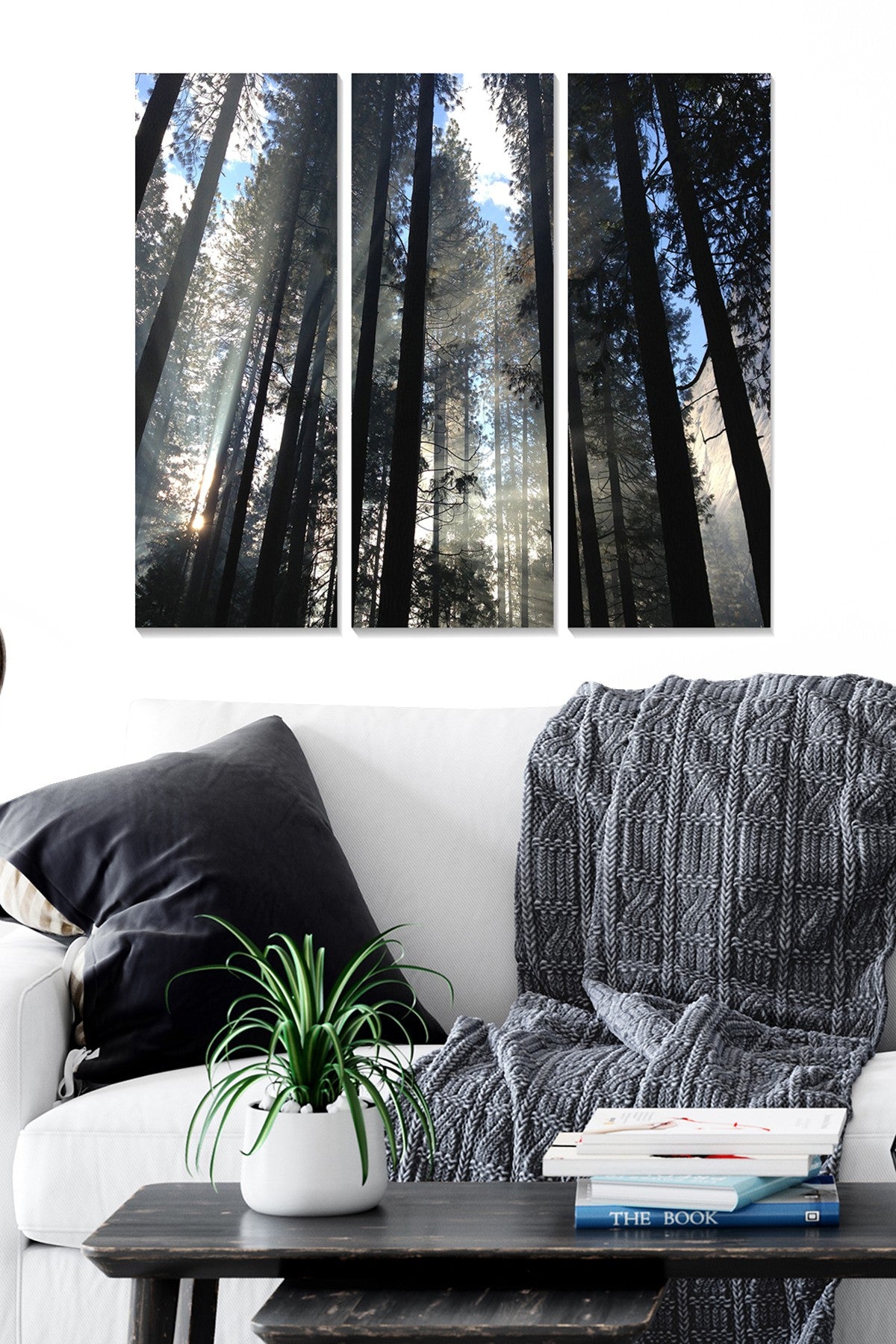 Quadro Decorativo em MDF (3 Peças) Multicolor, 20 x 50 cm cada, Total 70 x 50 cm, 100% MDF 3 mm – MDF839805