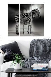 Quadro Decorativo em MDF Multicolor – Conjunto de 3 Peças, Total 70 x 50 cm (3 mm)