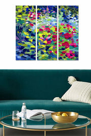 Quadro Decorativo em MDF Multicolor – Conjunto de 3 Peças, 70x50 cm, MDF 3 mm