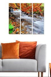 Tríptico Decorativo em MDF Multicolor – 3 Peças (20x50 cm cada), Total 70x50 cm, Espessura 3 mm – MDF8516039