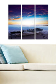 Quadro Decorativo Multicolor em MDF (Conjunto de 3 Peças) – 20x50 cm cada, Total 70x50 cm, 100% MDF 3 mm