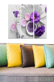 Quadro Decorativo em MDF Multicolor (Conjunto de 3 Peças) – 70x50 cm total (3x 20x50 cm) – MDF8530903