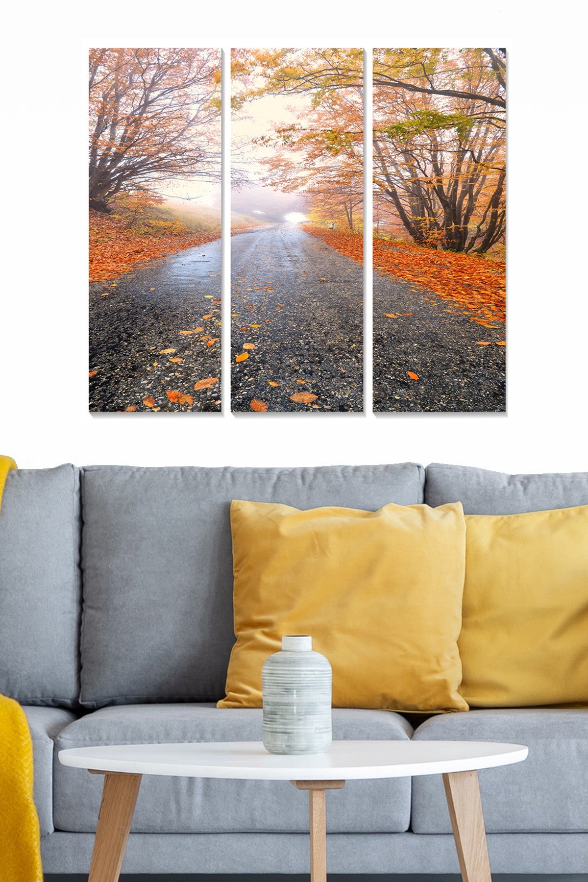 Tríptico Decorativo em MDF Multicolor 70 x 50 cm (3 Peças, 3 mm)