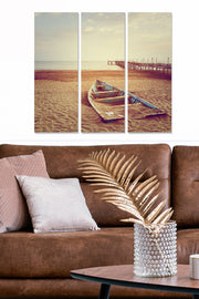 Quadro Decorativo em MDF Multicolor – Conjunto de 3 Peças (20x50 cm cada) | Total 70x50 cm | MDF 3 mm | MDF867218