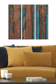 Tríptico Decorativo em MDF Multicolor – 70x50 cm (3 Peças, MDF 3 mm)