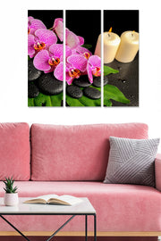 Tríptico Decorativo em MDF Multicolor – 3 Peças (20x50 cm cada), Tamanho Total 70x50 cm, MDF 3 mm | MDF8898089