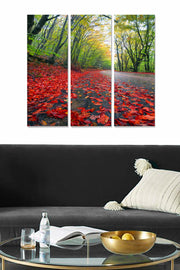 Quadro Decorativo em MDF Multicolor (Conjunto de 3 Peças) 70x50 cm – 100% MDF 3 mm