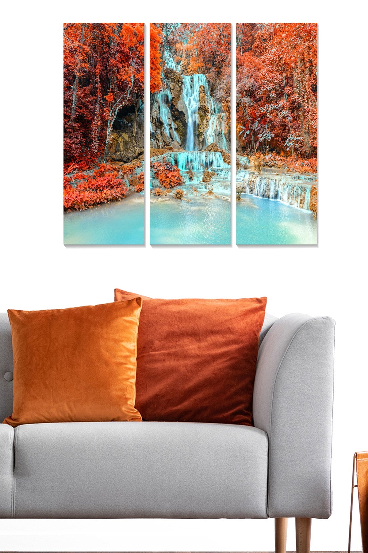 Conjunto de Quadros Decorativos em MDF (3 Peças) Multicolor 70x50 cm – 3 mm de espessura