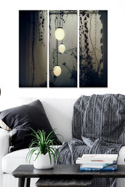 Quadro Decorativo em MDF Multicolor (Conjunto 3 Peças) 20x50 cm cada, Tamanho Total 70x50 cm, Espessura 3 mm – MDF918495