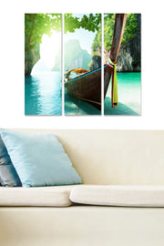 Quadro Decorativo em MDF (3 Peças) Multicolor, 70 x 50 cm, 3 mm — MDF93519007