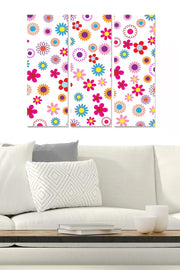 Conjunto de Quadros Decorativos em MDF (3 Peças) Multicolor – 70 x 50 cm