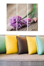 Conjunto de Quadros Decorativos em MDF Multicolor (3 Peças) – 70 x 50 cm, espessura 3 mm