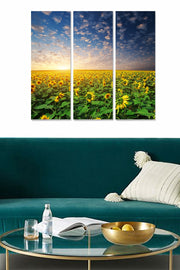 Quadro Decorativo em MDF – Conjunto de 3 Peças, Multicolor, 70 x 50 cm (3 x 20 x 50 cm), Espessura 3 mm