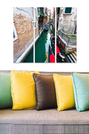 Quadro Decorativo em MDF Multicolor – Conjunto de 3 Peças (20x50 cm cada), Tamanho Total 70x50 cm, Espessura 3 mm